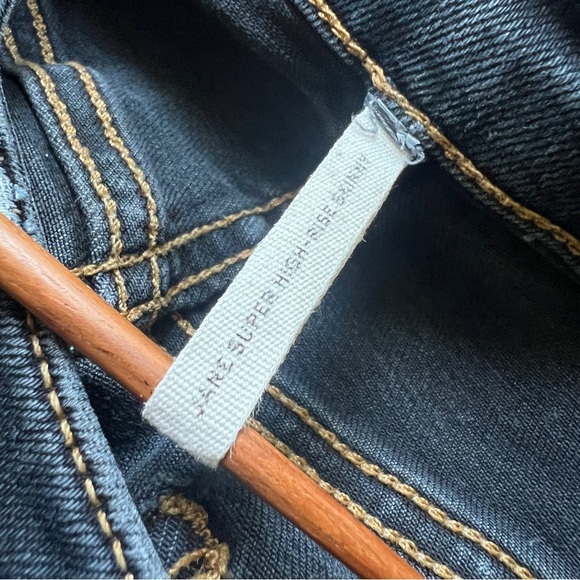 RAG & BONE Jane Super High Rise Skinny Denim Dark Blue Jeans Size 28 - Picture 4 of 11